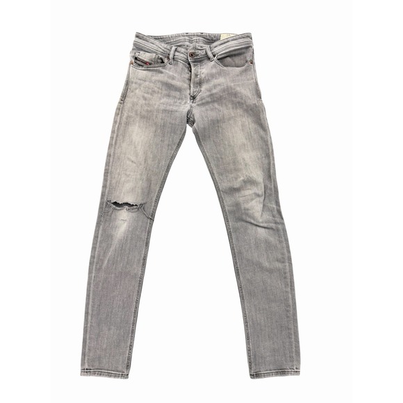 Diesel Other - Diesel SLEENKER-X Stretch Slim Skinny Grey Men's‎ Distressed  Jeans W30 L32